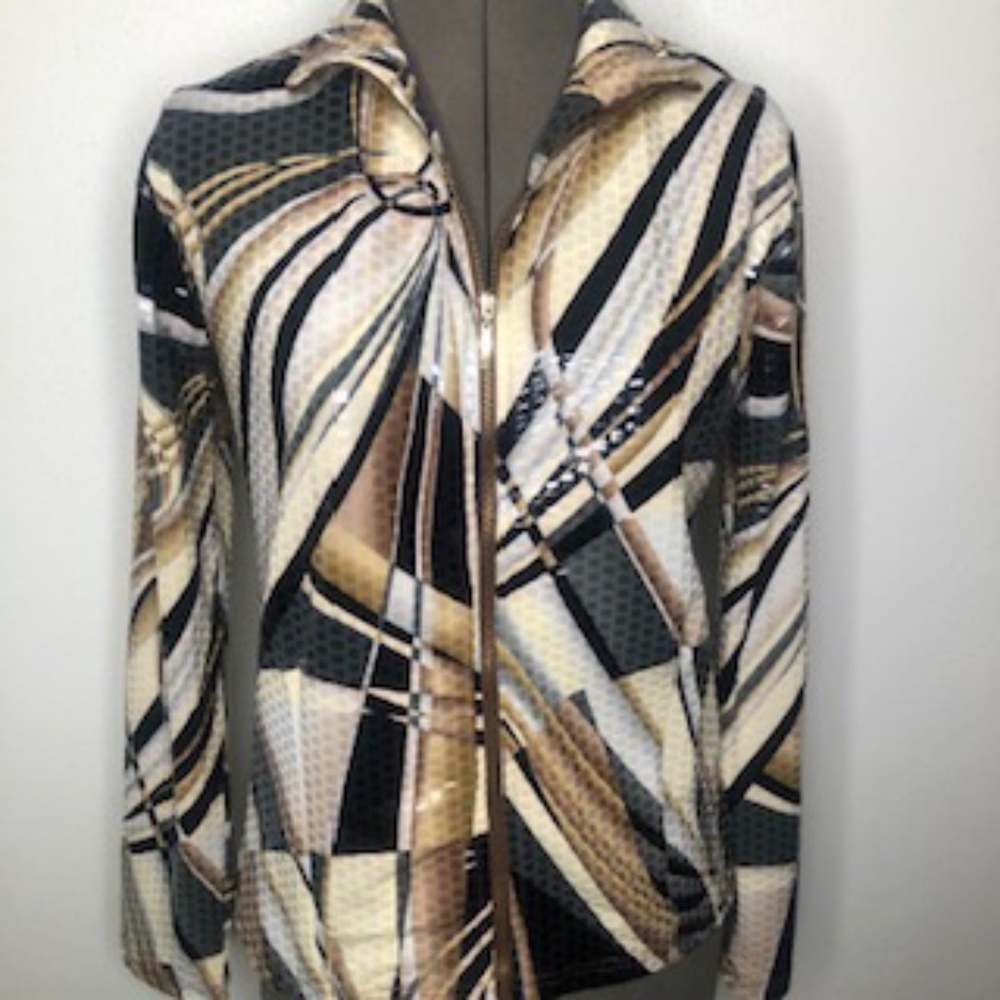 Birch Hill Long Sleeve Zip Top Size S